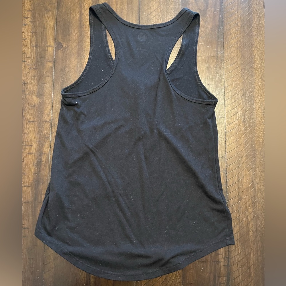 Black Racerback Tank Top - Picture 3 of 4